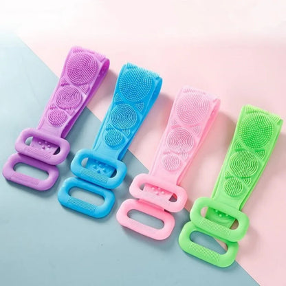 Double-Sided Silicone Back Scrubber